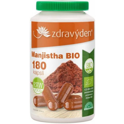 Manjistha BIO 180 kapslí – Hledejceny.cz
