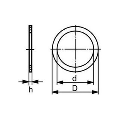 těsnící kroužek 12x16x1.5 Cu-měď DIN 7603 – Sleviste.cz