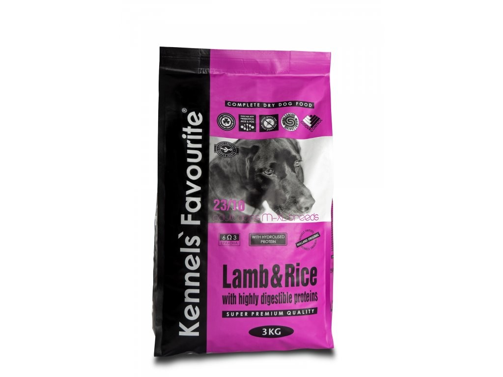 Kennels Flavourite Lamb and Rice 3 Kg