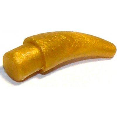 53451 Pearl Gold Barb / Claw / Horn / Tooth - Small (Perleťový zlatý bodec / dráp / roh / zub - malý)