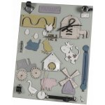 Kik KX4629 Dřevěná oboustranná manipulační tabule Farma – Hledejceny.cz