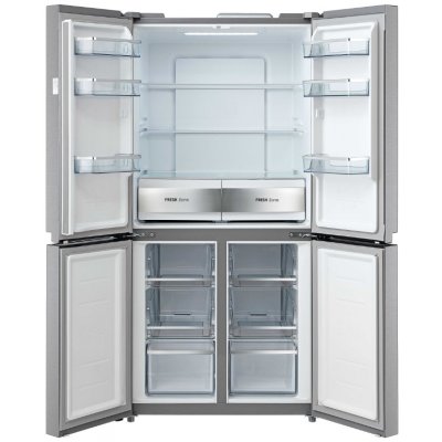 LORD C12 Americká lednička s mrazničkou, 327/142 l, E, NoFrost, Nerez