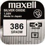 Maxell 386/SR43W/V386 1BP Ag – Zboží Mobilmania