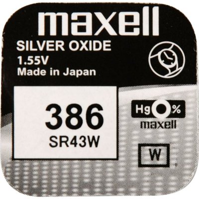 Maxell 386/SR43W/V386 1BP Ag – Zboží Mobilmania