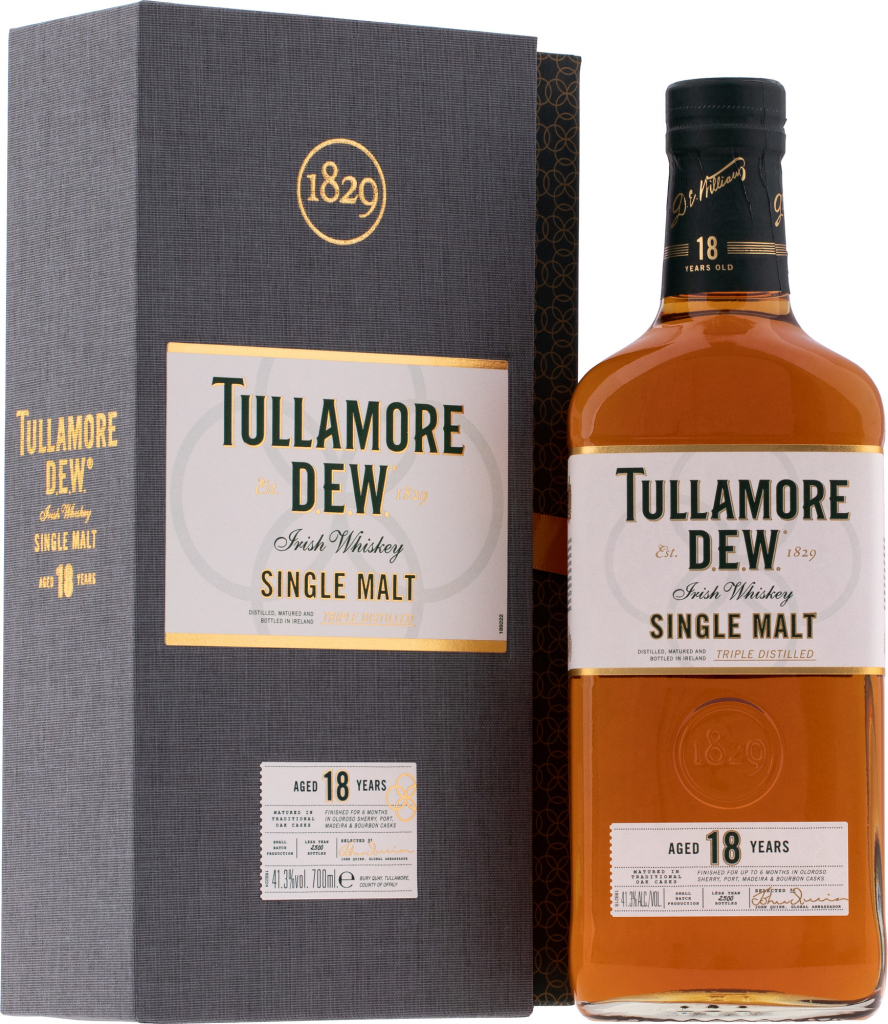 Tullamore Dew 18y 41,3% 0,7 l (kazeta)