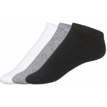 Esmara dámské nízké ponožky 3 páry bílá/šedá/černá