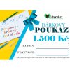 Dárkový poukaz Zubáček.cz Voucher na nákup v hodnotě 1.500 Kč Motiv: Školní