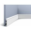 Podlahová lišta Orac Decor Contour soklová lišta bílá SX173 100 mm 16x100mm 2 m