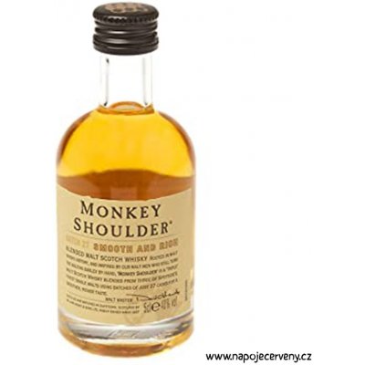 Monkey Shoulder 40% 0,05 l (holá láhev)