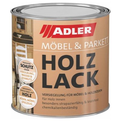 Adler Česko Möbel und Parkett Holzlack 2.5 l Polomat – Zboží Mobilmania