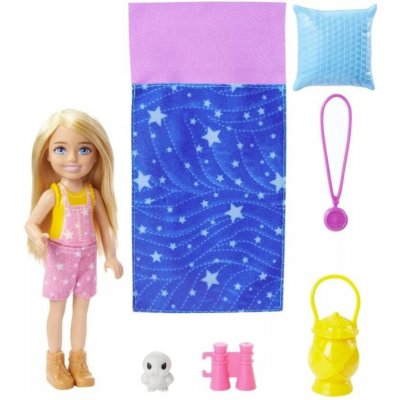 Barbie Dreamhouse Adventures Kempující Chelsea – Zboží Dáma