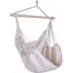 Sportago Playa Deluxe závěsné houpací křeslo béžové – Zboží Mobilmania