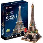 CubicFun 3D puzzle svítící Eiffelova věž 82 ks – Sleviste.cz
