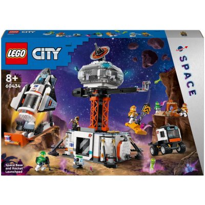 LEGO® City 60434 Vesmírná základna a startovací rampa pro raketu – Hledejceny.cz