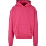 Build your Brand mikina BY 011 s kapucí Růžová hibiscus – Sleviste.cz