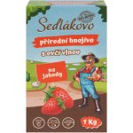 Sedlákovo hnojivo s ovčí vlnou na jahody 1 kg – Zboží Dáma