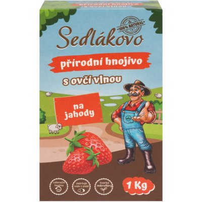 Sedlákovo hnojivo s ovčí vlnou na jahody 1 kg – Zboží Dáma