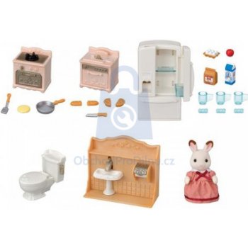 Sylvanian Families Set Maminka čokoládových králíčků s ledničkou