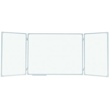 2x3 magnetická rozkládací školní tabule, trojdílná, keramický povrch, triptych Varianta: 180 x 120 cm