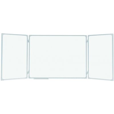 2x3 magnetická rozkládací školní tabule, trojdílná, keramický povrch, triptych Varianta: 90 x 60 cm