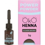 OKO Power Powder Henna – prášková henna na obočí Dark Brown 5 g – Hledejceny.cz
