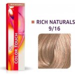 Wella Professionals Color Touch Rich Naturals barva bez amoniaku 9/16 Very Light Blonde/Ash Violet 60 ml – Sleviste.cz