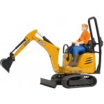 Bruder Mikrobagr JCB s figurkou – Hledejceny.cz