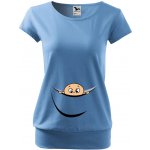 Těhotenské tričko Kluk z bříška Fialová – Zboží Dáma