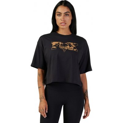 FOX W Cienega Os Crop Tee Black