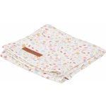 Little Dutch Osuška swaddle 120×120 Květiny a motýli – Zboží Dáma