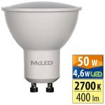 McLED LED GU10, 4,6W, 2700K, 400lm – Hledejceny.cz