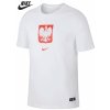 Pánské Tričko Nike tričko Poland TEE Evergreen Crest bílé CU9191 100