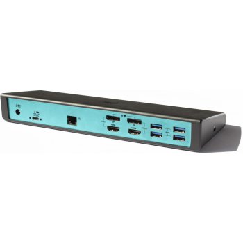 i-Tec USB 3.0 / USB-C / Thunderbolt 3 Dual Display Docking Station + Power Delivery 85W CADUAL4KDOCKPD
