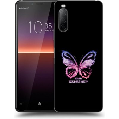 Picasee silikonové Sony Xperia 10 II - Diamanty Purple černé – Zboží Mobilmania