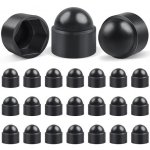 Jeboler plastové krytky šroubovací krytky M10, 25 kusů černé ochranné krytky na šrouby M10 (RAL – Zboží Mobilmania