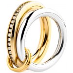 Franco Bene Dvoubarevný propojený prsten 484 – Hledejceny.cz