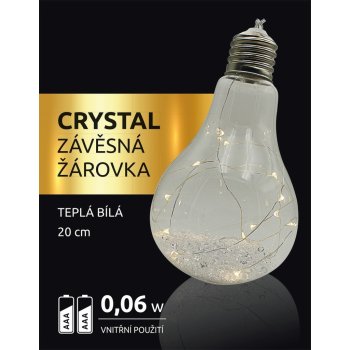 Marimex 18000314 Závěsná žárovka maxi 15 LED Crystal