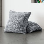 GA.I.CO decoDoma napínací potah bielastický GRAFITI NOVÉ antracit povlaky na polštářky 2 ks 40 x 40 cm – Zboží Dáma