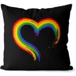 Impar Polštář LGBT Heart 55x55 – Hledejceny.cz