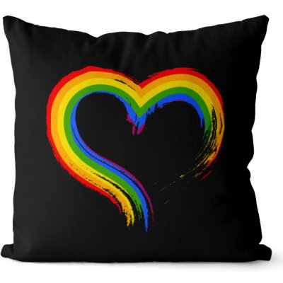 Impar Polštář LGBT Heart 55x55 – Hledejceny.cz
