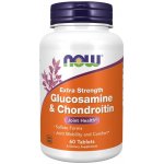 NOW Glucosamine & Chondroitin Extra Strength dvojitá síla 60 tablet – Hledejceny.cz