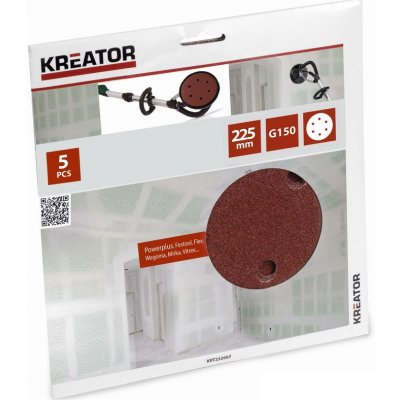 KREATOR KRT232006 brusný výsek 225mm 5ks G100