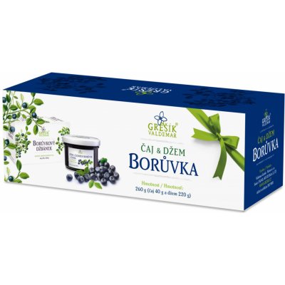 Grešík Čaj & Džem Borůvka 260 g