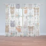 Sablio Záclony Animovaná lesní zvířátka: 2ks 150x250cm – Hledejceny.cz