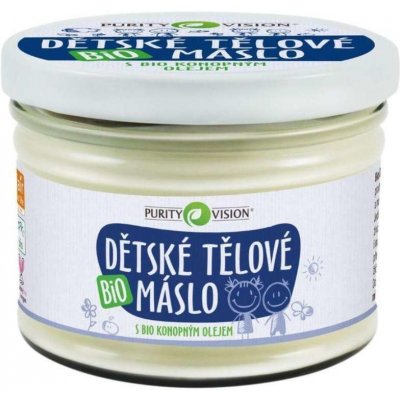 PURITY VISION Dětské tělové máslo s konopným olejem 350 ml – Sleviste.cz