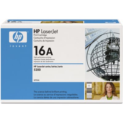 HP 16A originální tonerová kazeta černá Q7516A