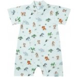 ESITO Letní overal pro miminko Safari bílá – Zbozi.Blesk.cz