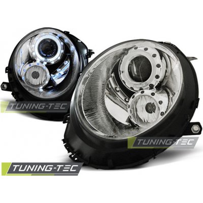 Tuning-Tec Přední čirá světla BMW Mini Cooper II (2006 - 2015) - chromované - Angel Eyes – Hledejceny.cz