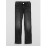 GAP Dětské džíny straight mid rise Černá – Zboží Dáma