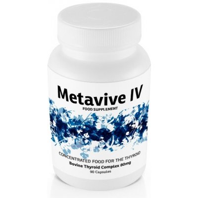 Metavive IV hovězí komplex štítné žlázy 80 mg 90 kapslí – Hledejceny.cz